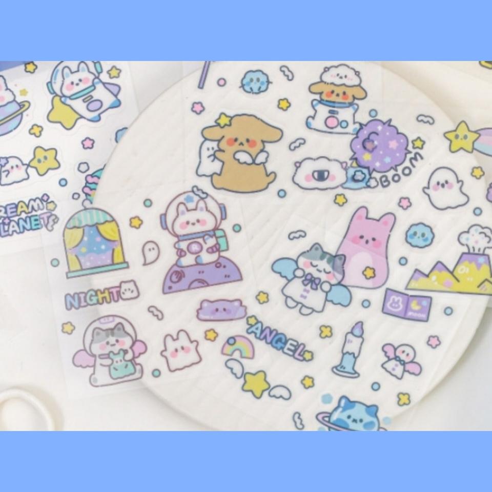 랜덤 미니 다꾸스티커 달콤한 나의 우주 :)