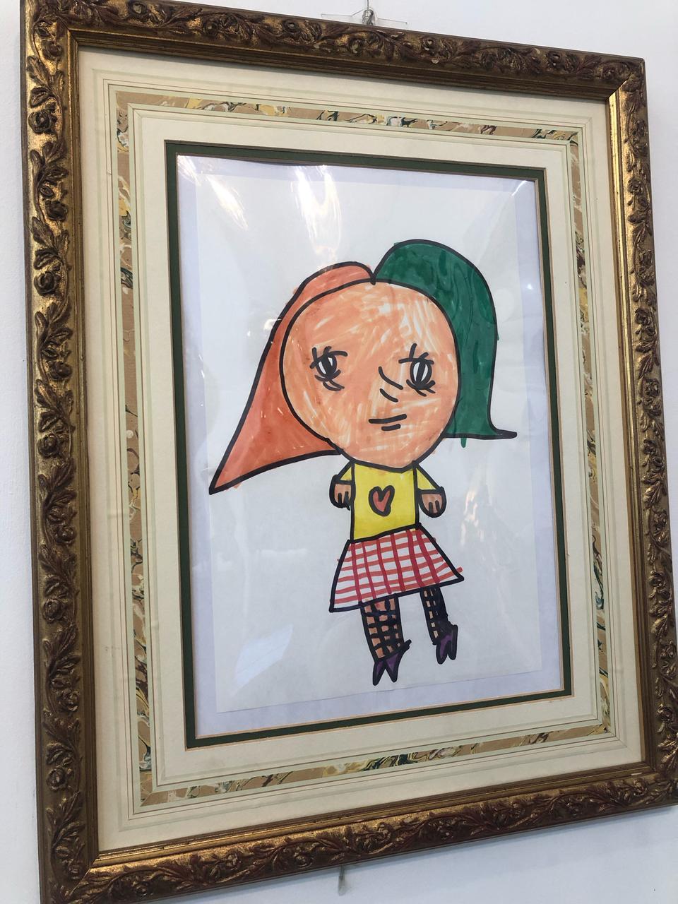 앤틱 액자 그림