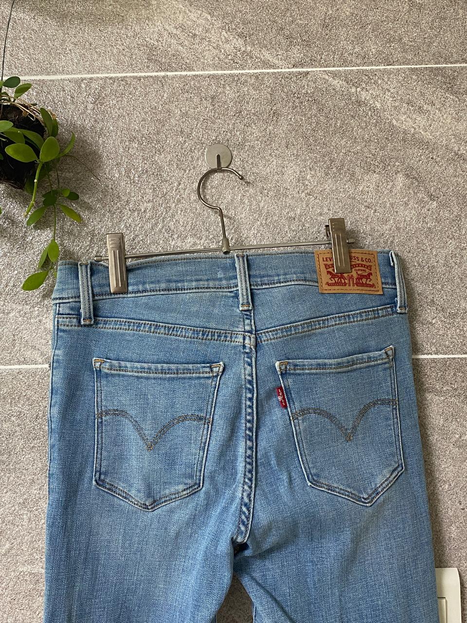 리바이스 진 청바지 데님