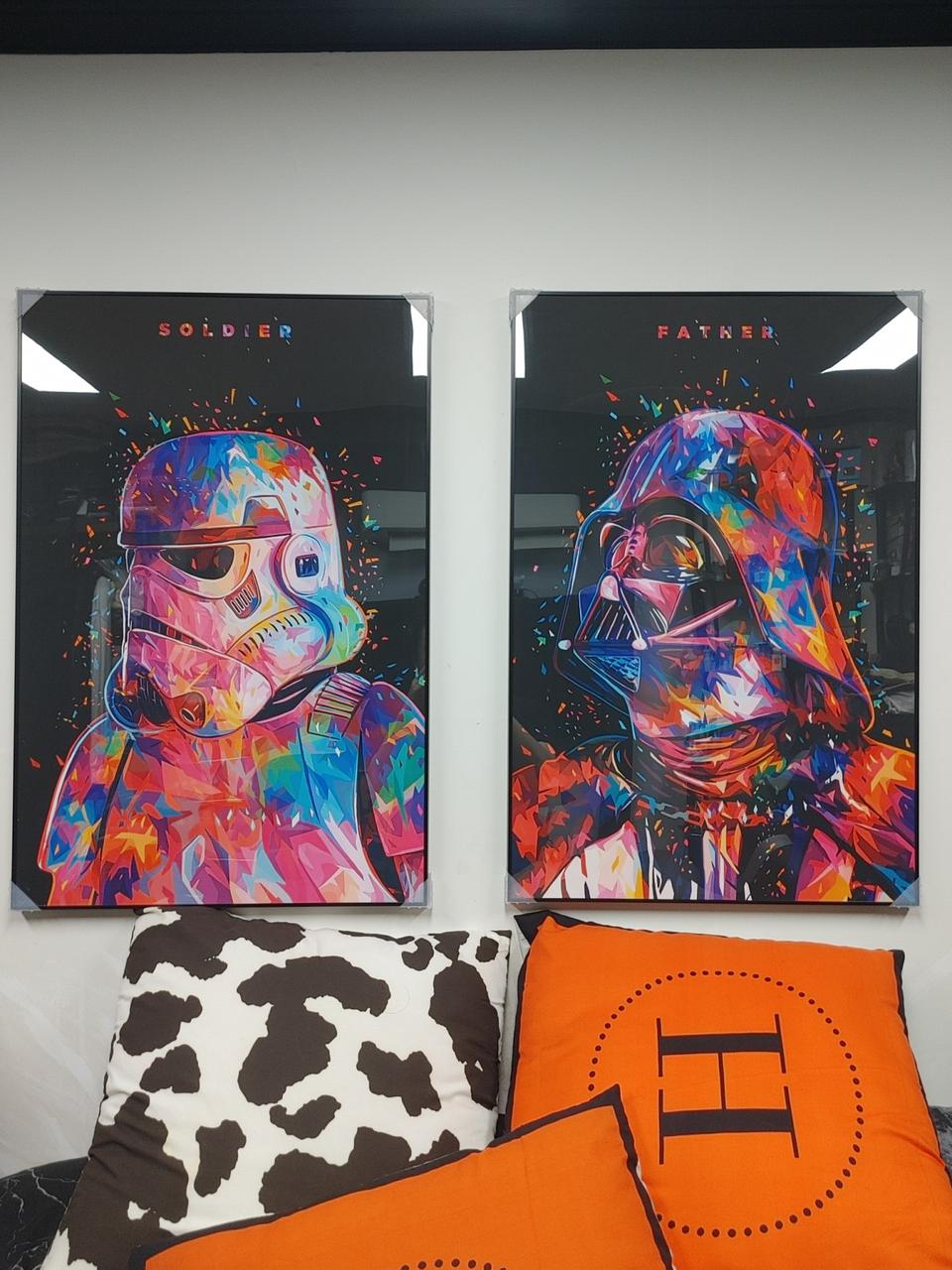 스타워즈 클론 다스베이더 대형 팝아트 그림 액자 인테리어소품 인테리어액자