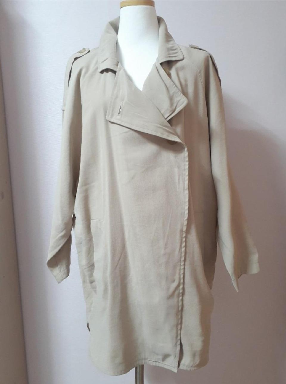 빅사이즈자켓 원단너무좋은옷.트렌치 빅아이즈 야상 자켓 사파리 빅사이즈