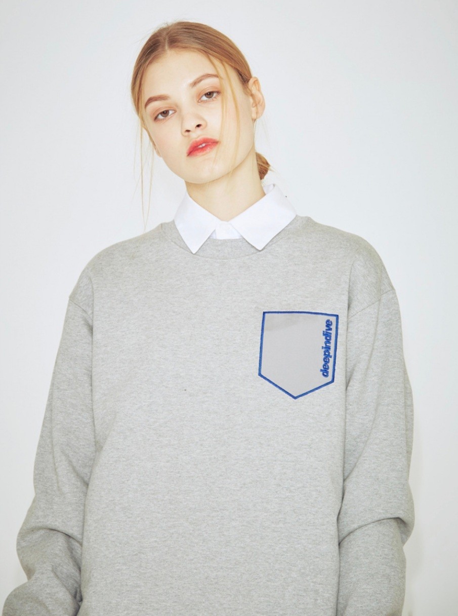 새상품  무신사 딥인다이브 오버핏 맨투맨