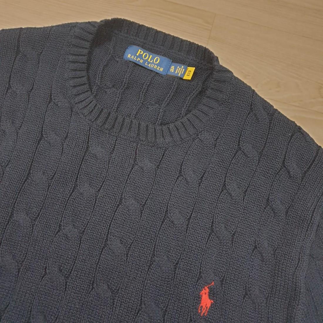 [ QR o ] 폴로 랄프로렌 _ 꽈베기 니트 B29