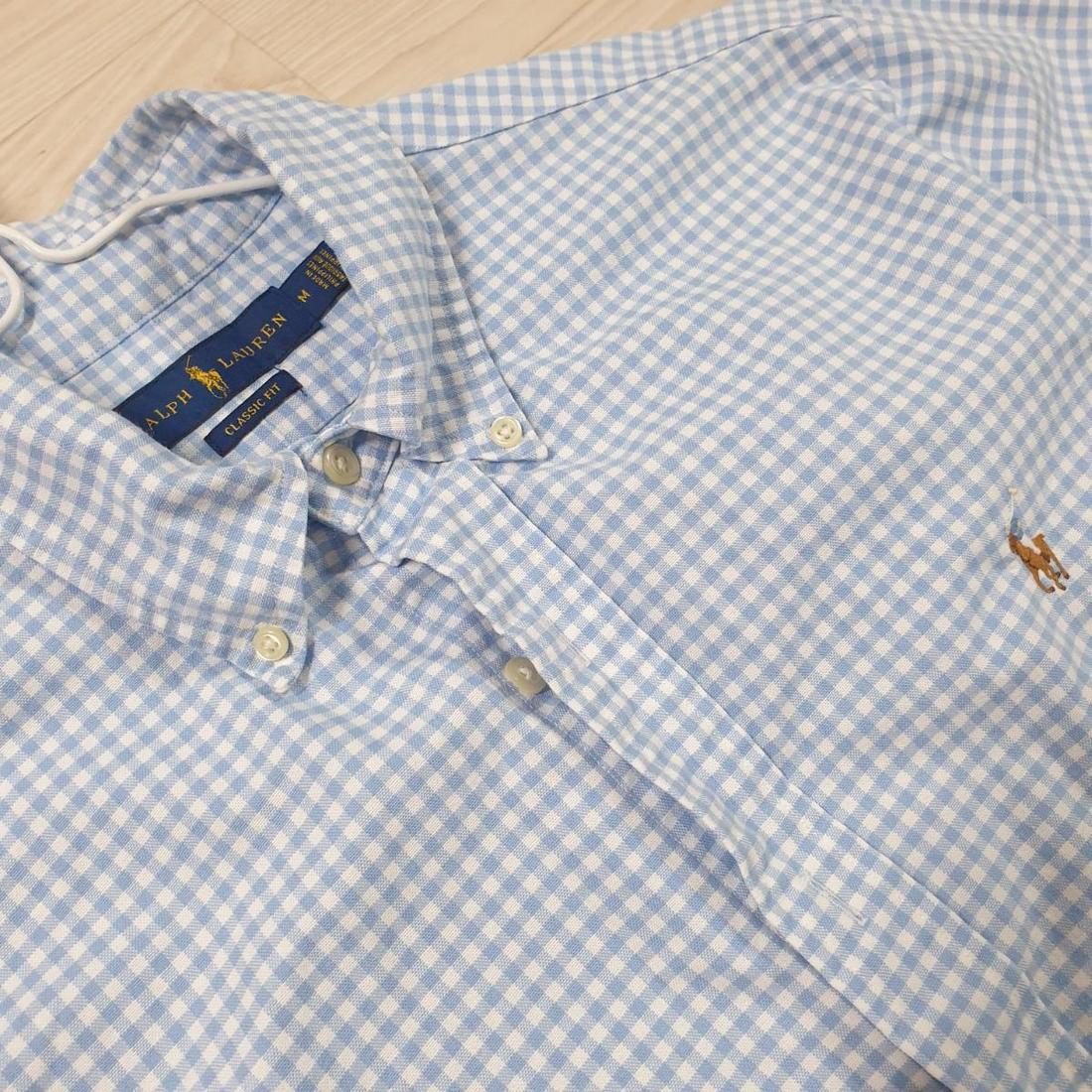 폴로 랄프로렌 _ 면 100% _ 체크 셔츠