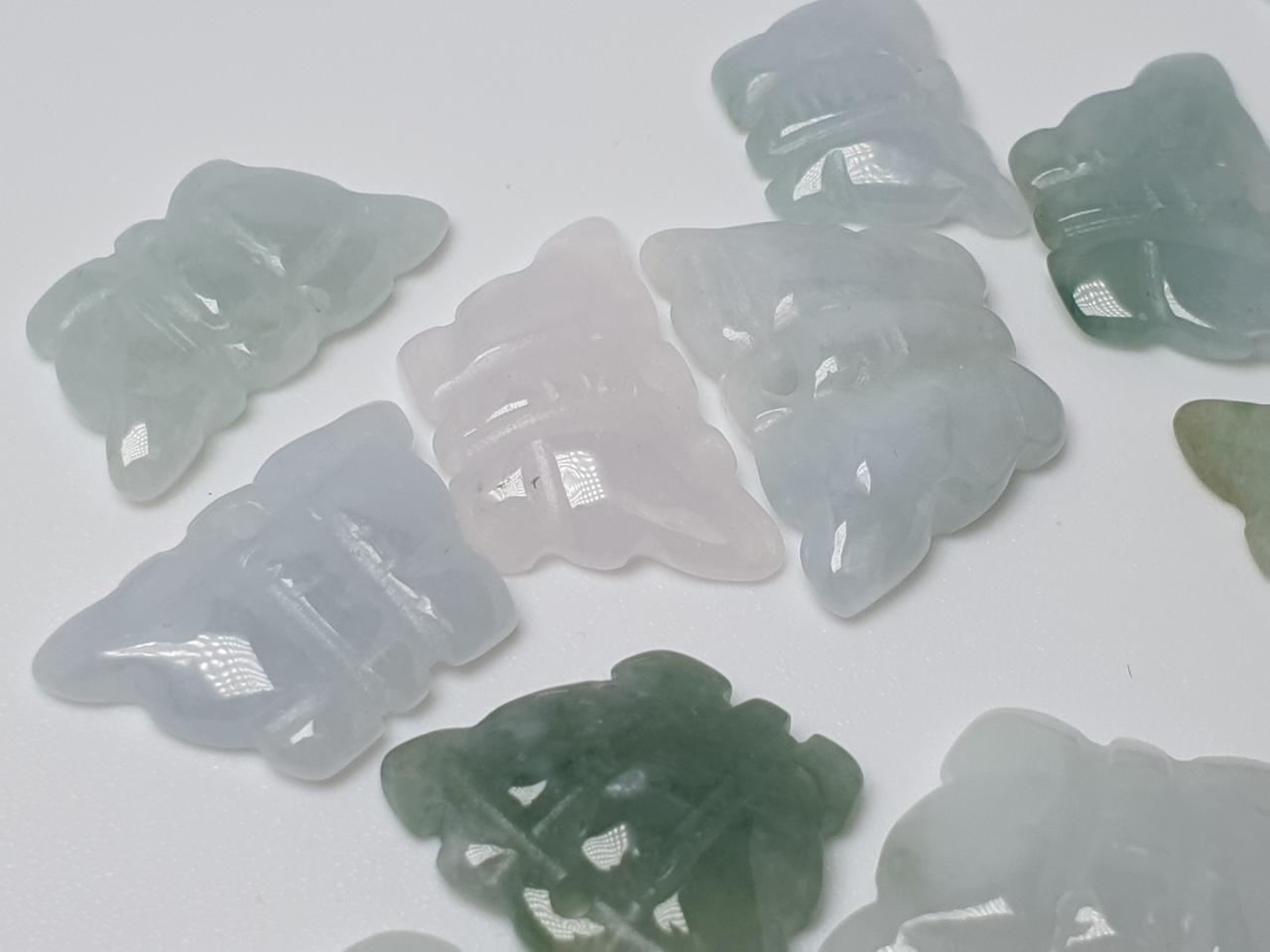 천연 고퀄 빙종 Ajade 나비 비취