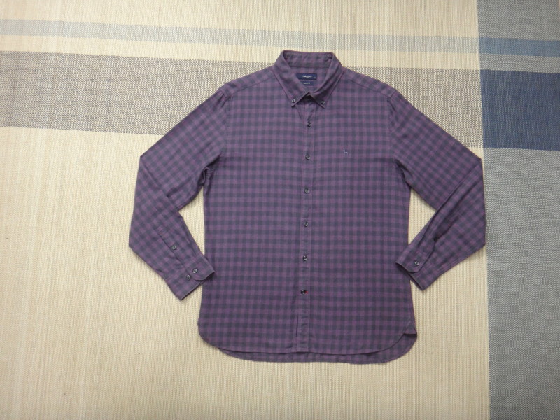 (XL/105) 헤지스 남성용 슬림핏 긴팔 면 셔츠