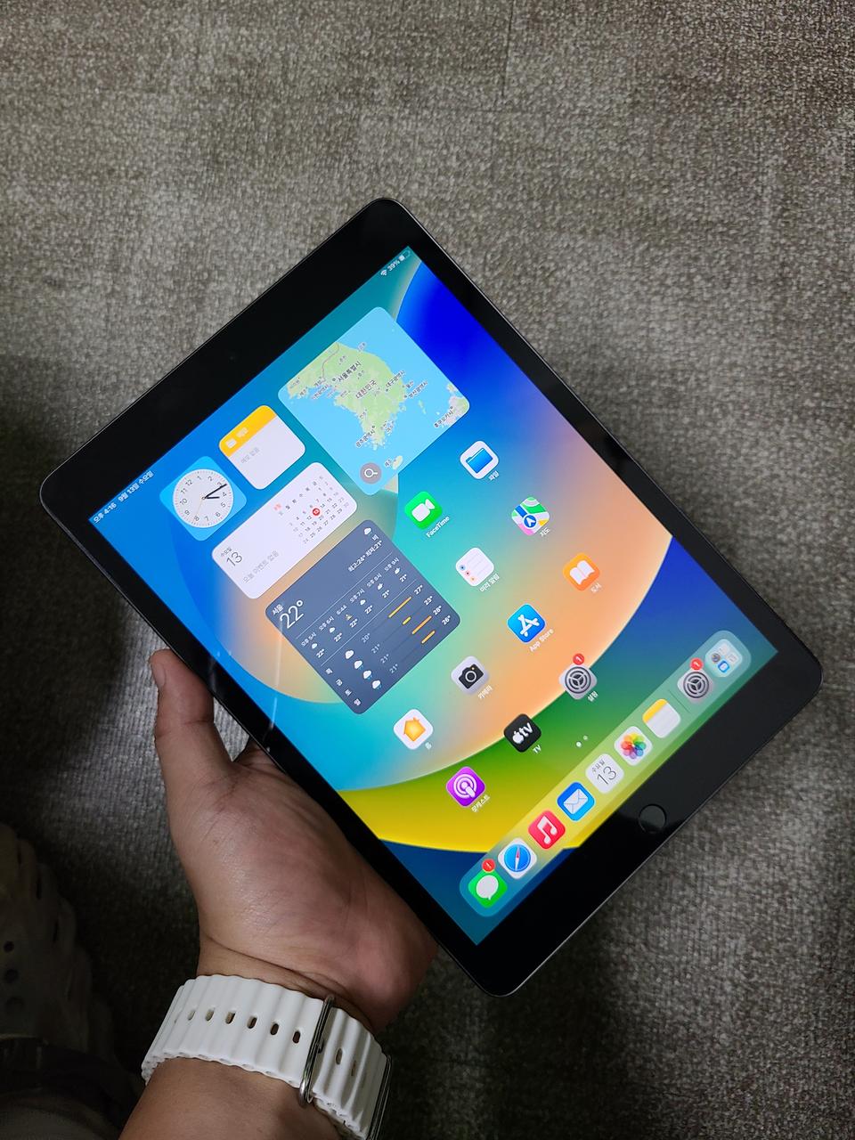 아이패드 9세대 64G 블랙 WIFI 상태S 배터리100%리퍼유 36만1