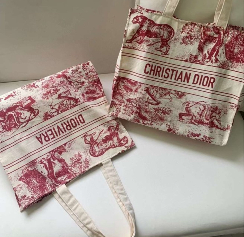 디올리비에라에코백 정품 레드 새상품