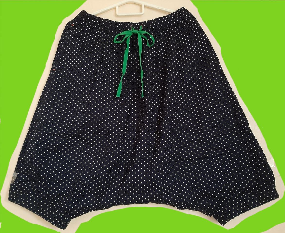 유니크 땡땡이 여성 항아리 반바지