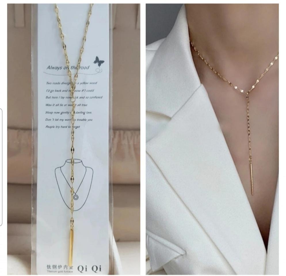 쎅쉬 드롭 목걸이 ~