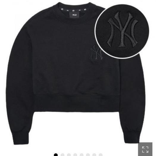 MLB 크롭 맨투맨