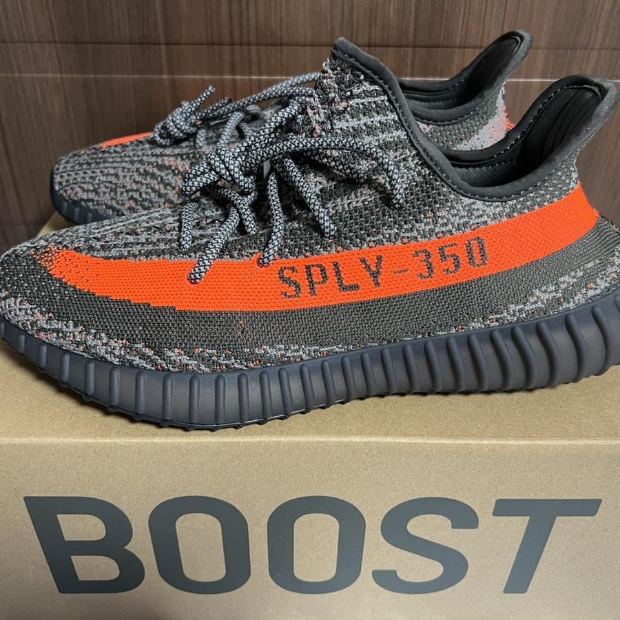 [새제품]아디다스 이지 부스트 350 V2 카본 벨루가-280