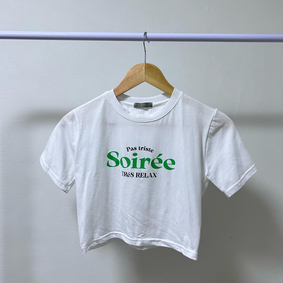 (새상품) 수아레 크롭 반팔티