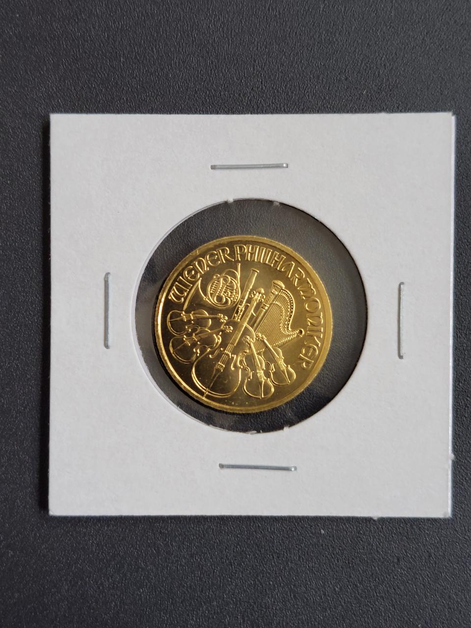 옛날돈 지폐 오스트리아 비엔나 필하모니 금화