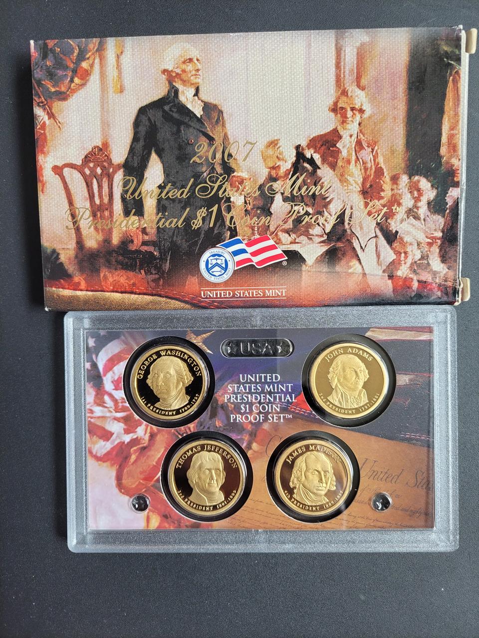 옛날돈 지폐 2007년 미국 역대 대통령 푸르프