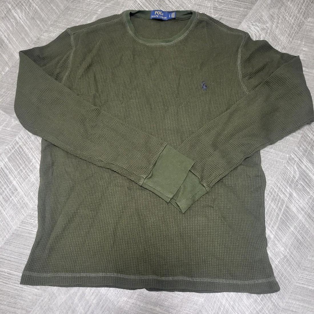 랄프로렌폴로 카키 긴팔티