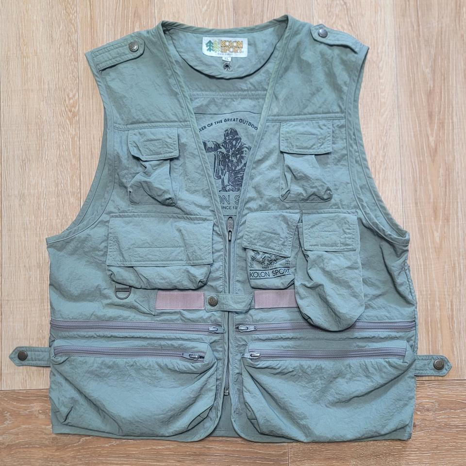 코오롱 조끼/ 다용도 조끼/ 다양한 수납 포켓