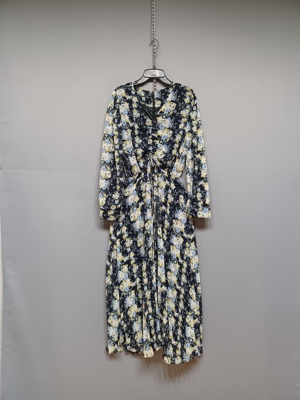 가슴 스트링 롱원피스