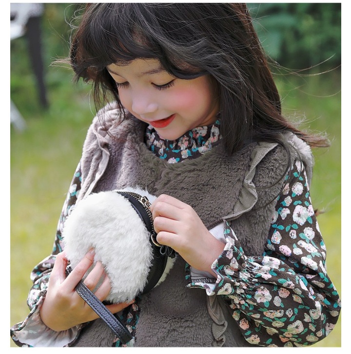 새상품❤원피스+페이크퍼 조끼 세트