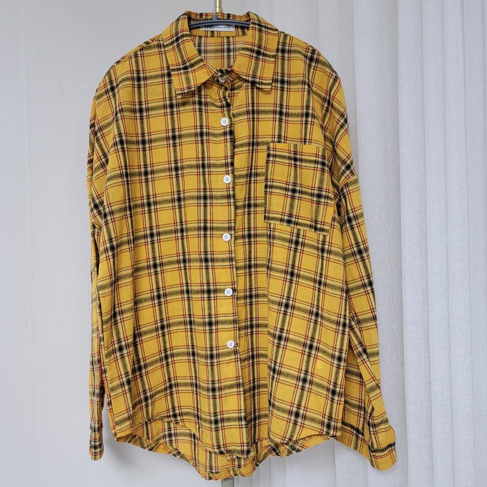 여자 체크 셔츠 free(~77)