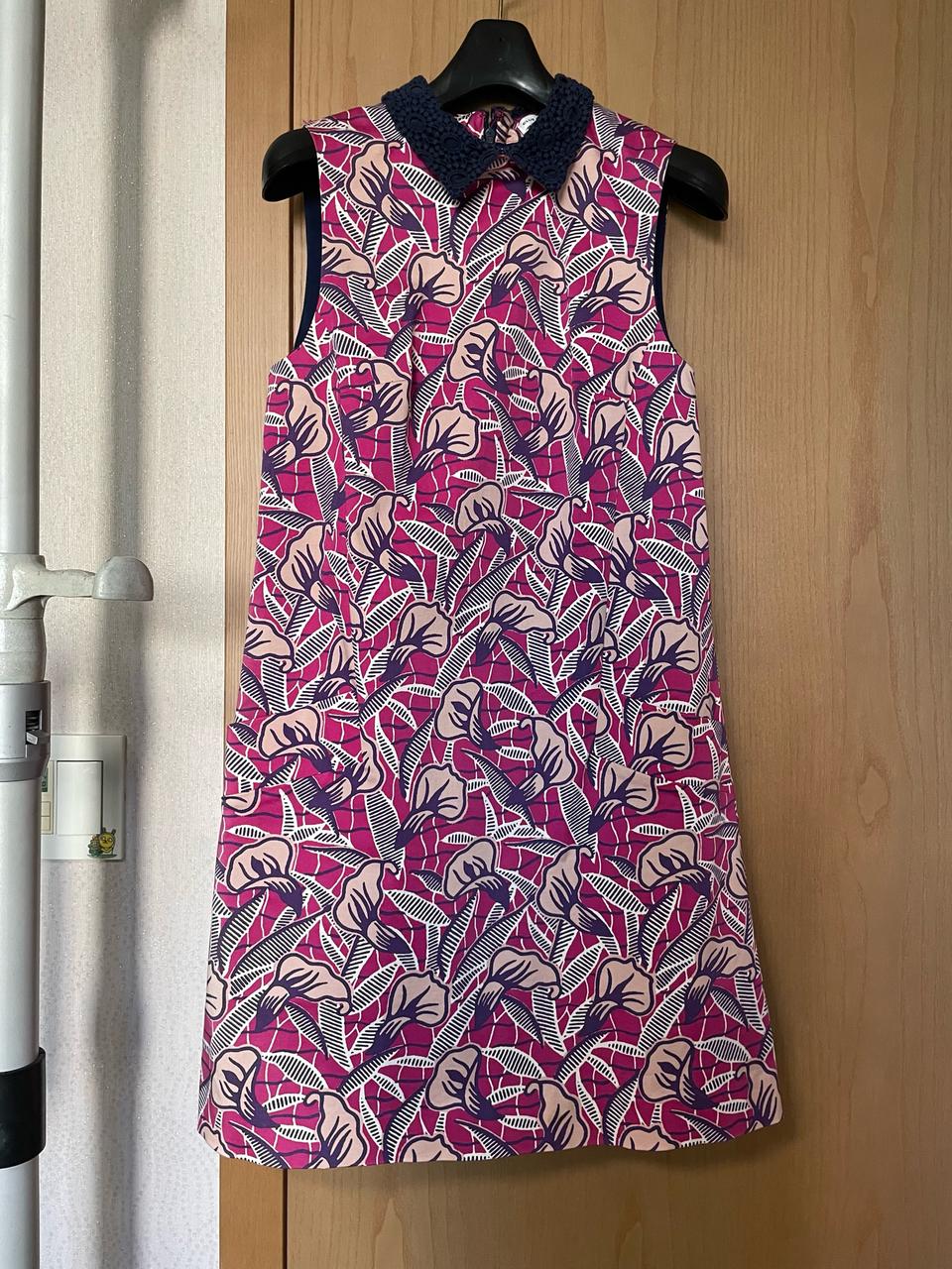 55 | 클럽모나코 패턴 민소매 원피스