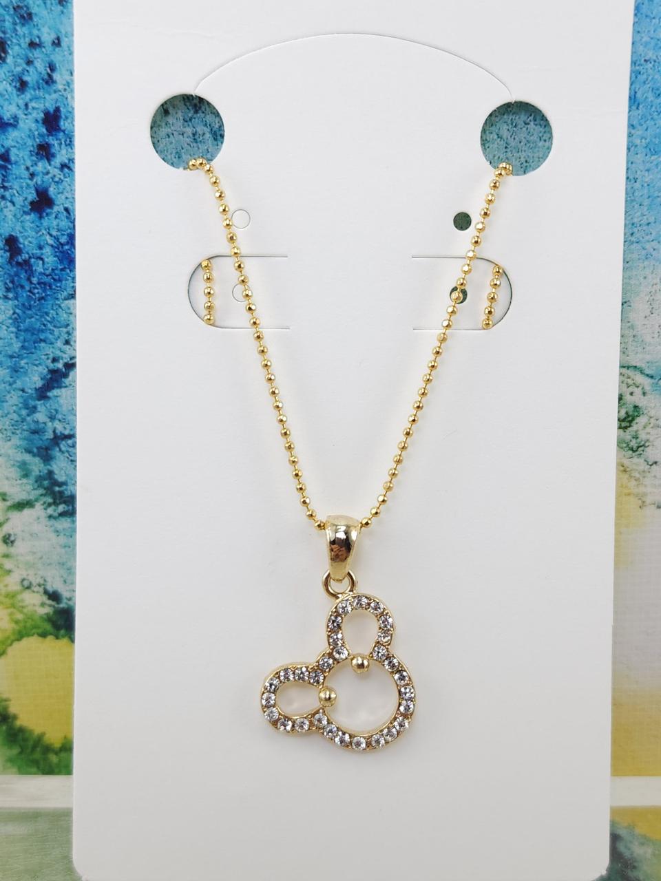 쫑긋귀 마우스 목걸이, 새상품