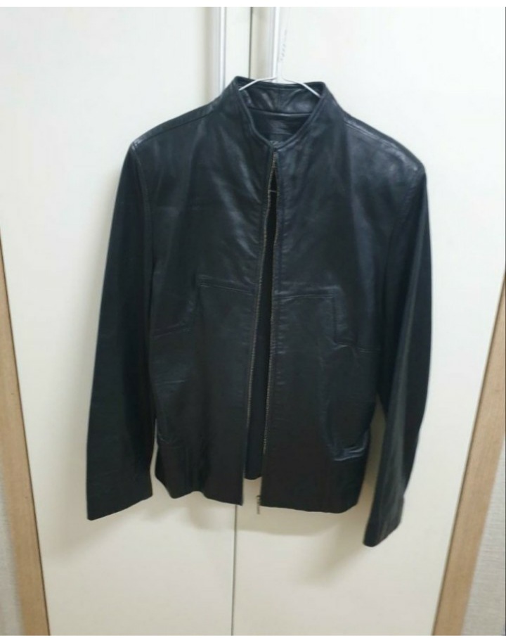 여성 블랙 가죽쟈켓 사이즈55 양가죽100%