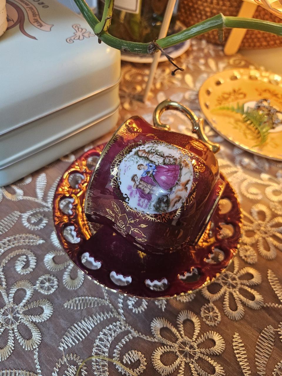 일본 커피잔(소서포함)