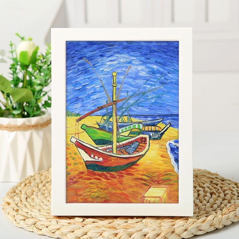 NEW 흰색 A4 스탠드 액자 홍보물 전시용 인테리어 탁상 방꾸미기 전시