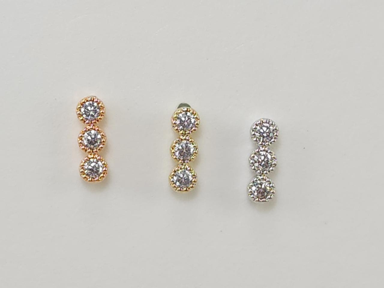 트라이써클 귀걸이, 새상품