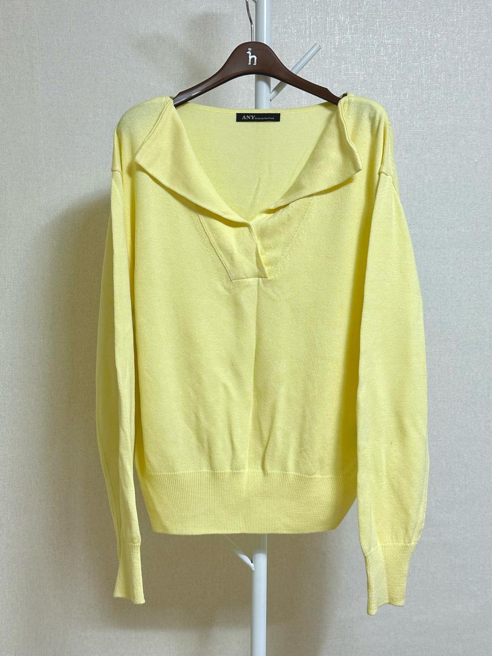 카라 브이넥니트 size.free (반택포)