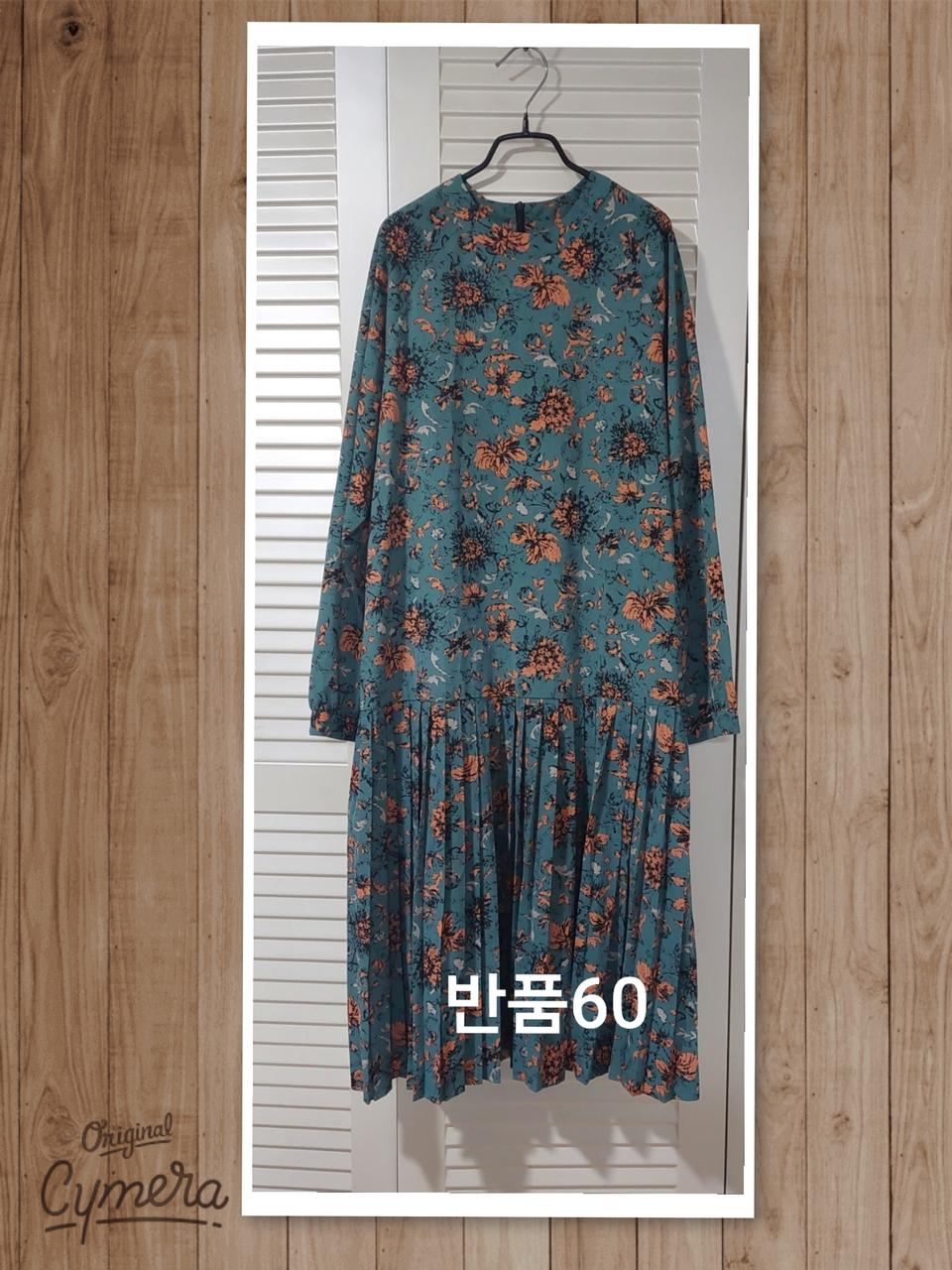 (새상품)밑단주름 오버핏원피스