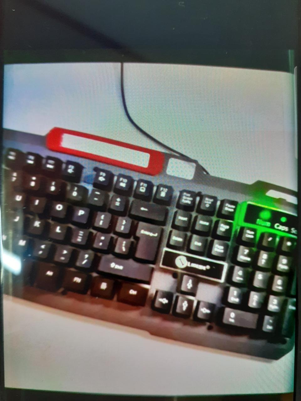 백라이트 발광 유선 키보드 마우스세트 컴퓨터 데스크탑