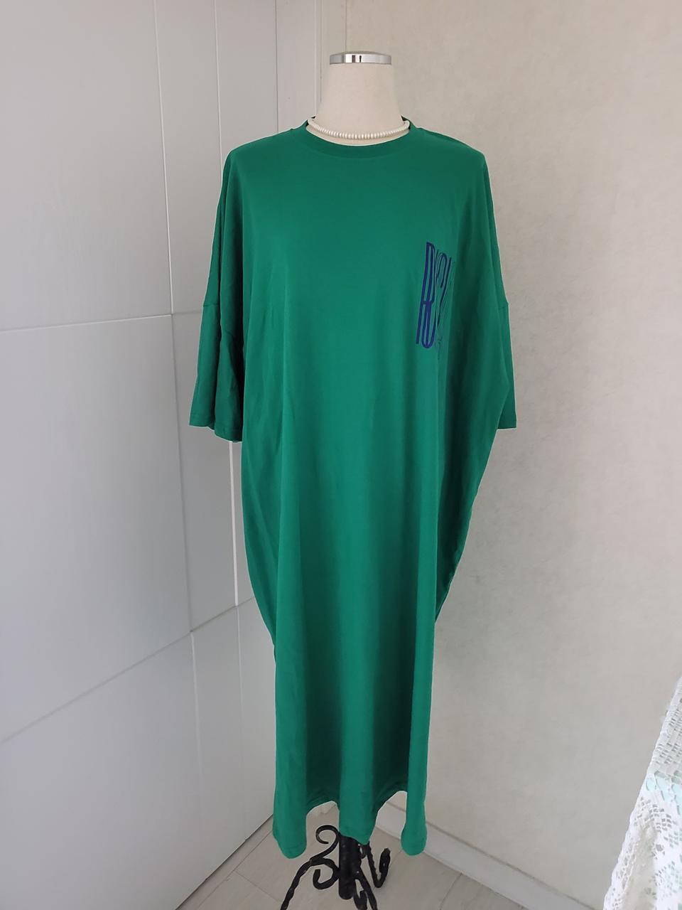 프리 오버핏 롱 원피스