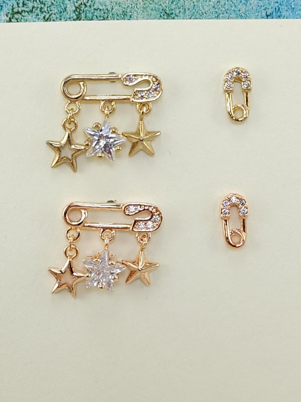 옷핀 언발 귀걸이, 새상품