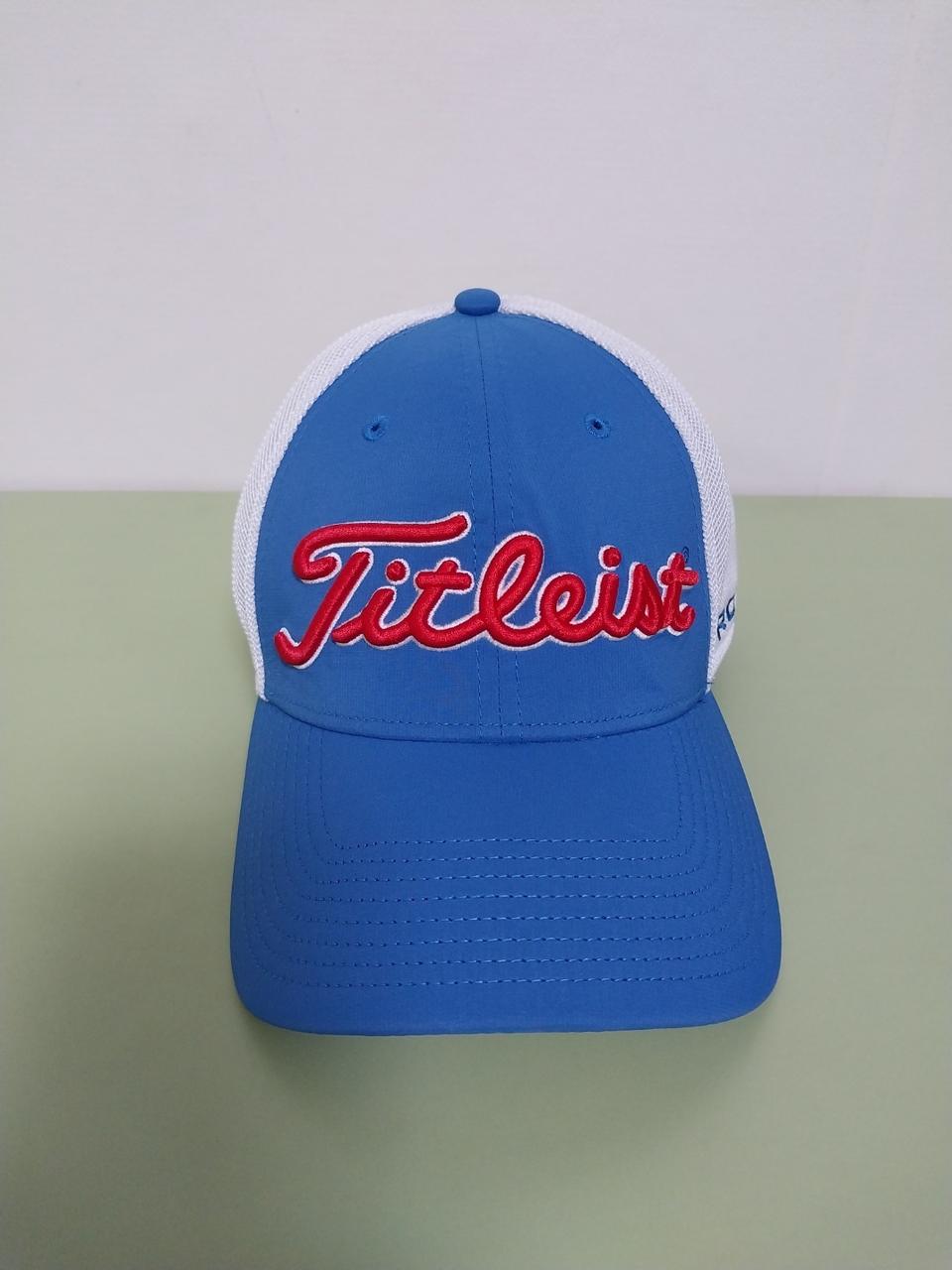 타이틀리스트  메쉬 컬렉션 투톤 라운딩 골프 캡 모자
