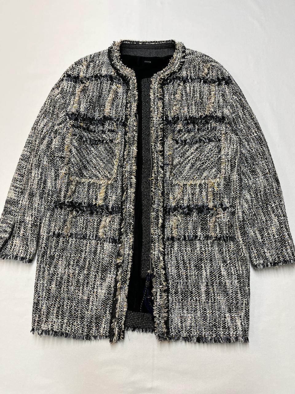 한섬 시스템 트위드 지켓