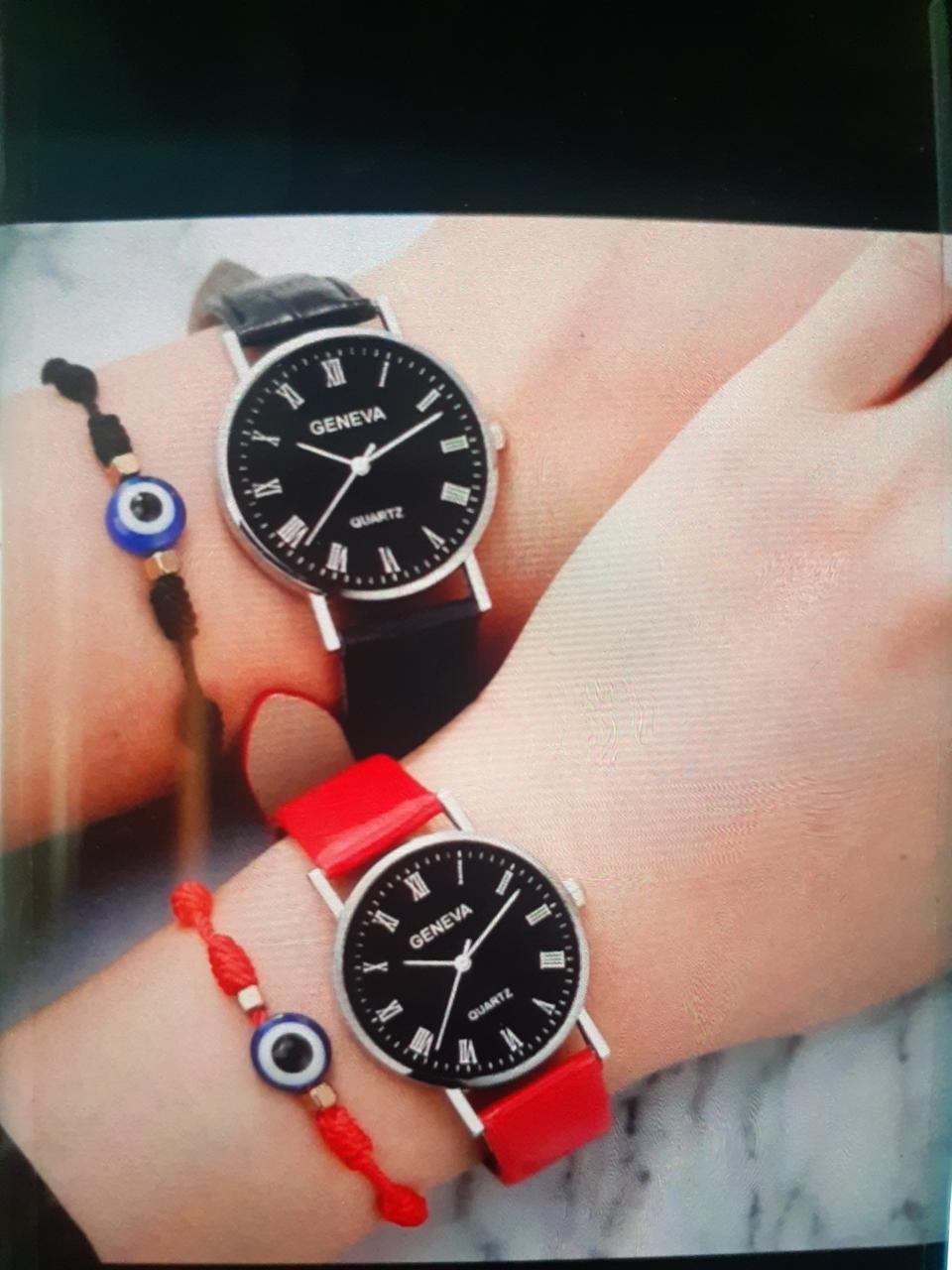 이쁜 남녀 시계 팔찌 커플 일괄 세트