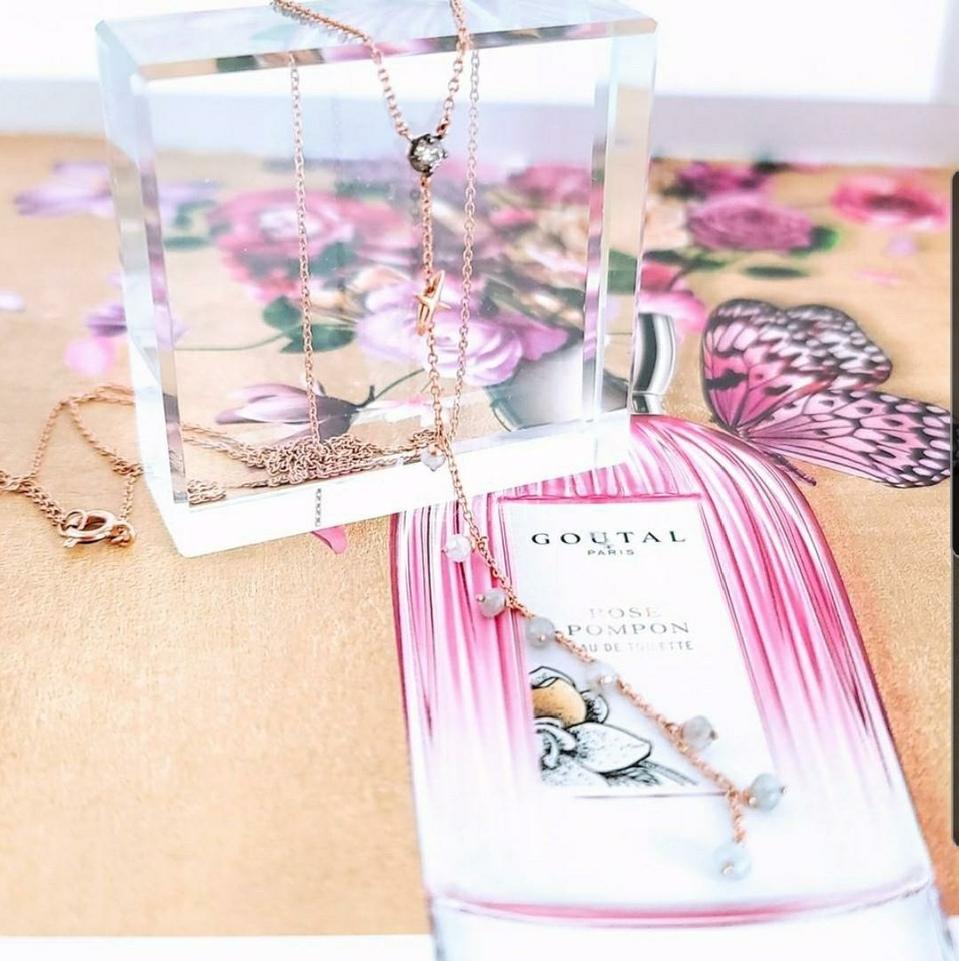 14k 디디에두보 다이아 목걸이 18k ×인하