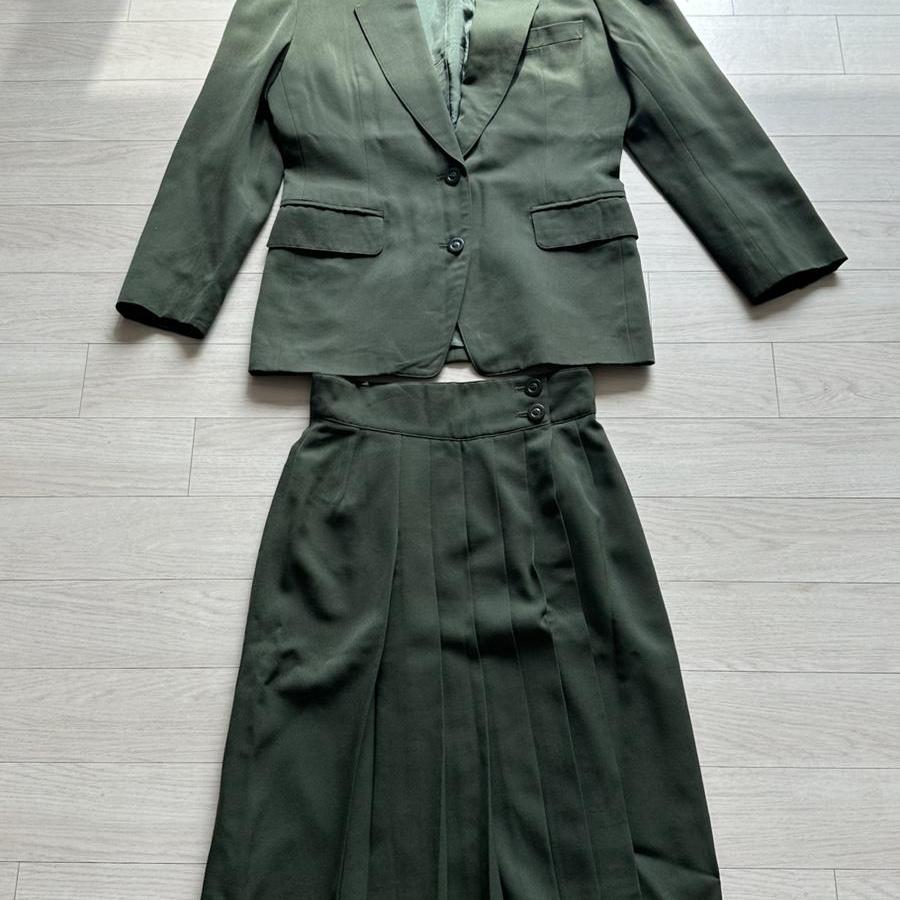 자켓 셋업 블레이저 셋업 (카키)