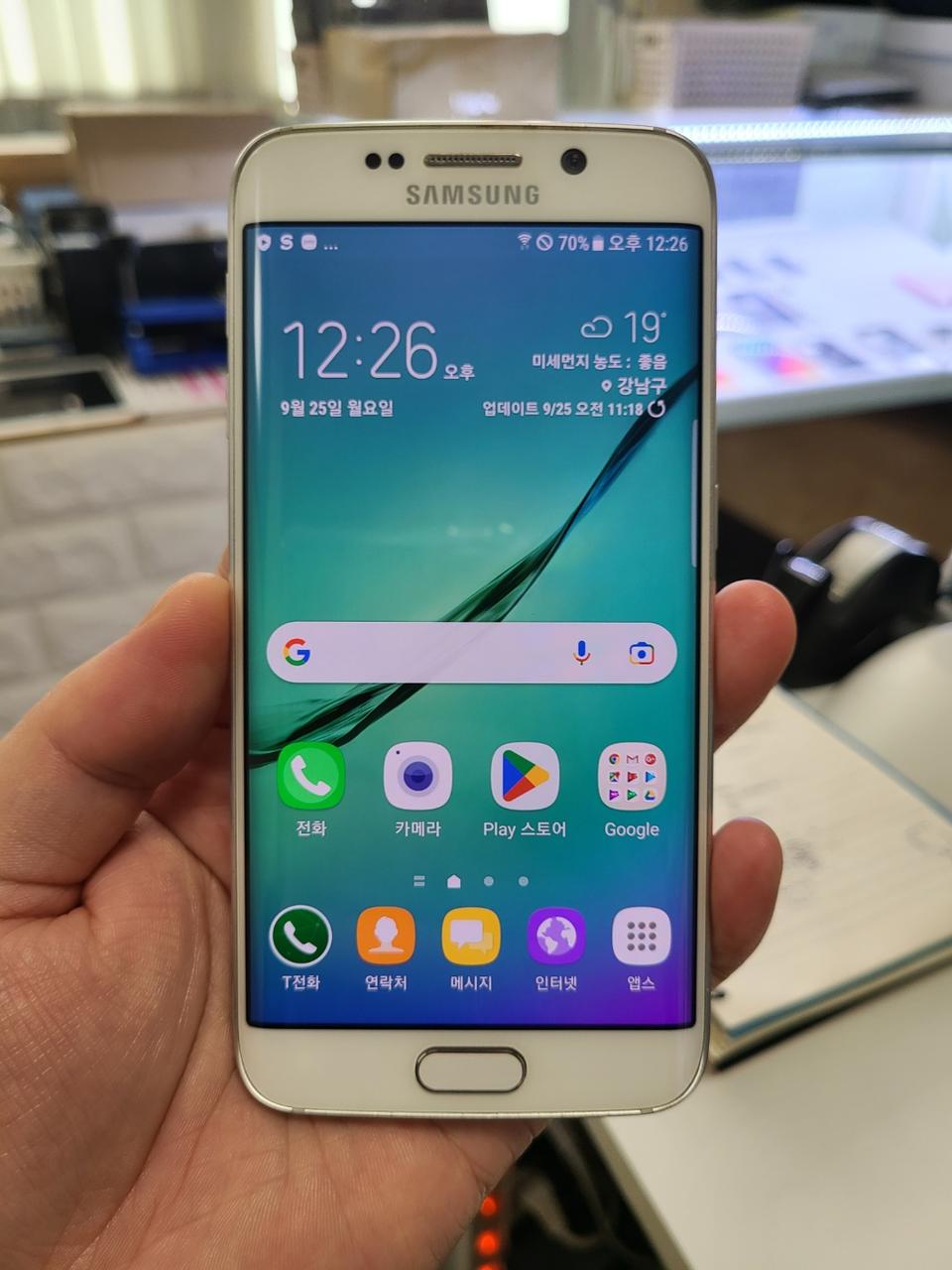 갤럭시s6엣지 64gb 깔끔폰