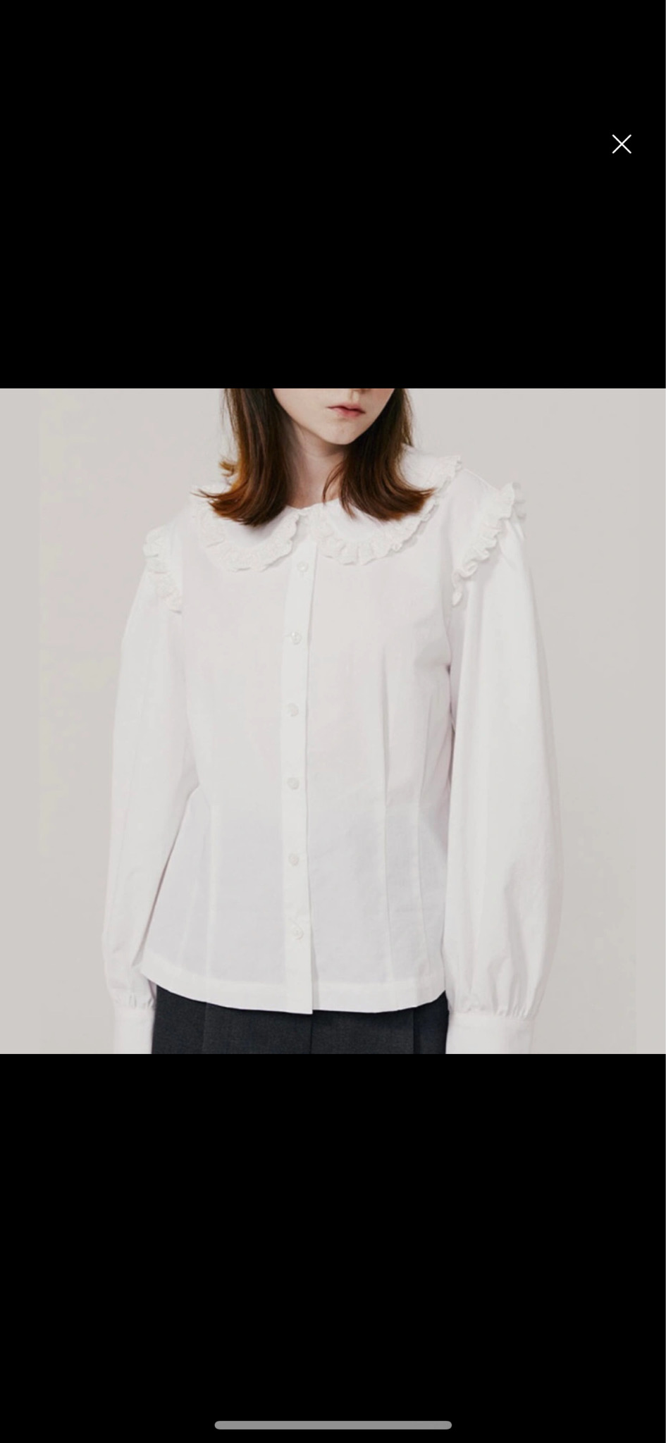 [보카바카] 조이 러플 레이스 블라우스