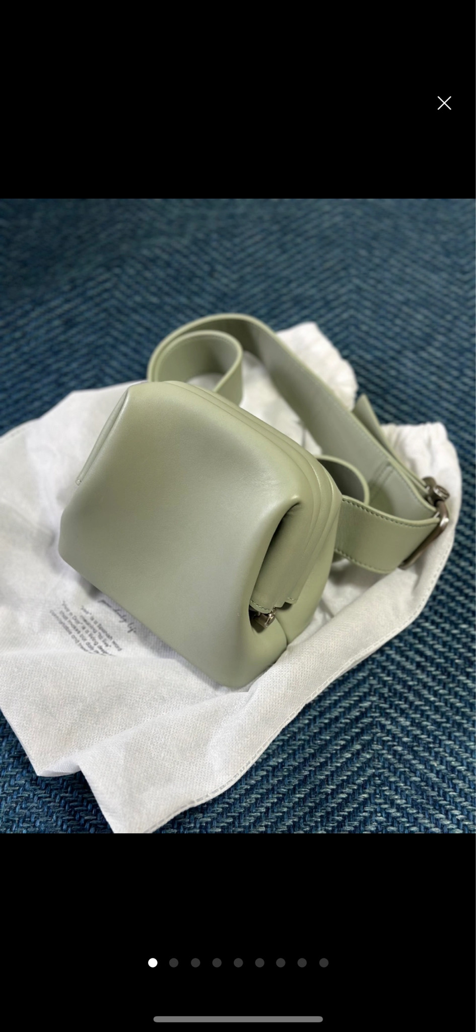 [오소이] osoi 피넛브로트 민트그레이 크로스백 가방