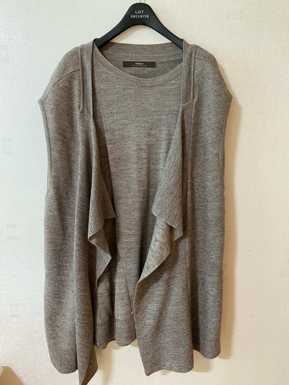 안지크 모혼방니트베스트+니트티