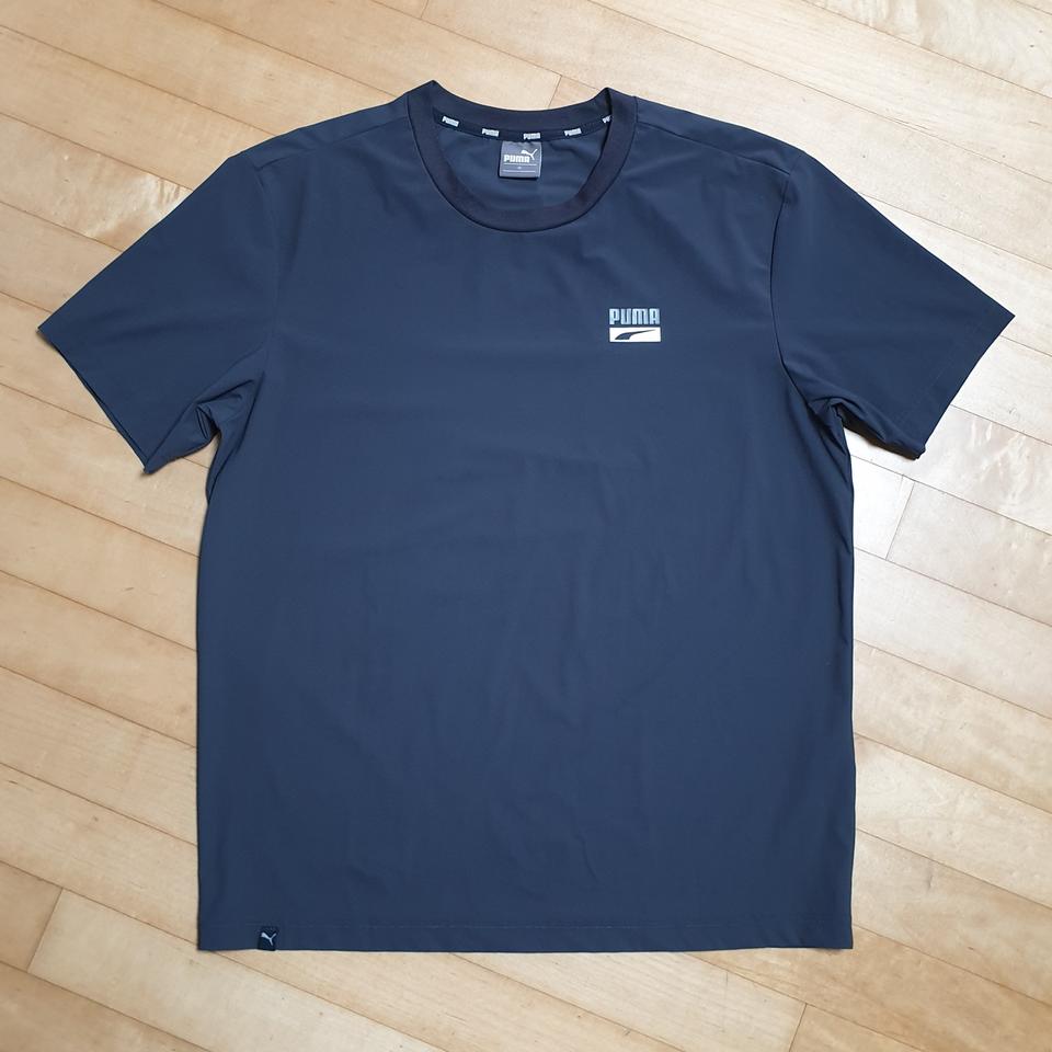 푸마 PUMA 정품 기능성 반팔 라운드 티셔츠 105 XL 그레이