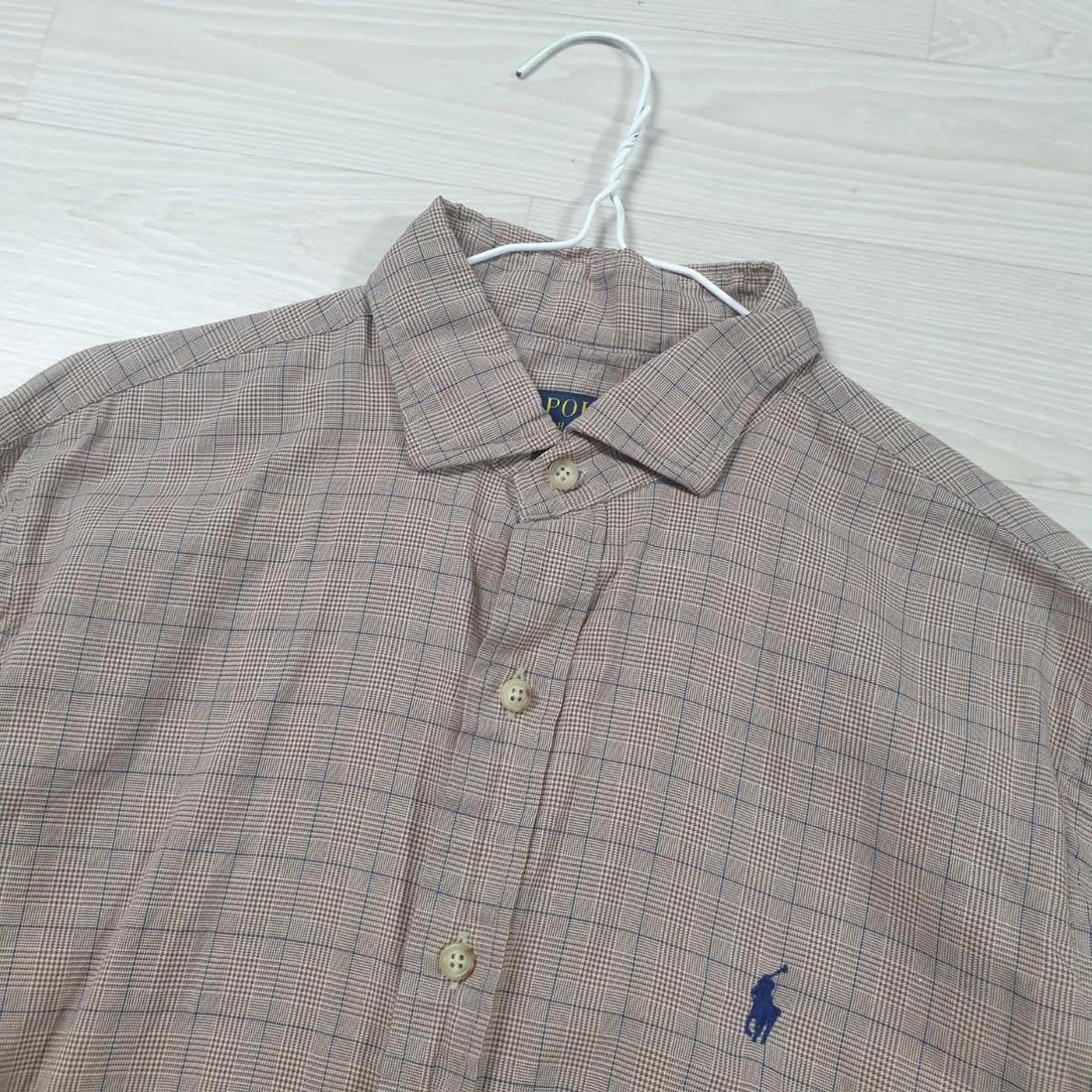 폴로 랄프로렌 _ 면 100% _ 체크 셔츠