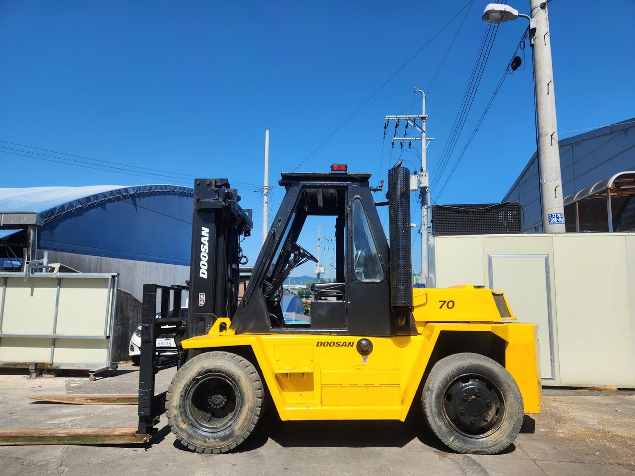 중고지게차 저렴한 두산 7톤 자동발 디젤지게차 890만원