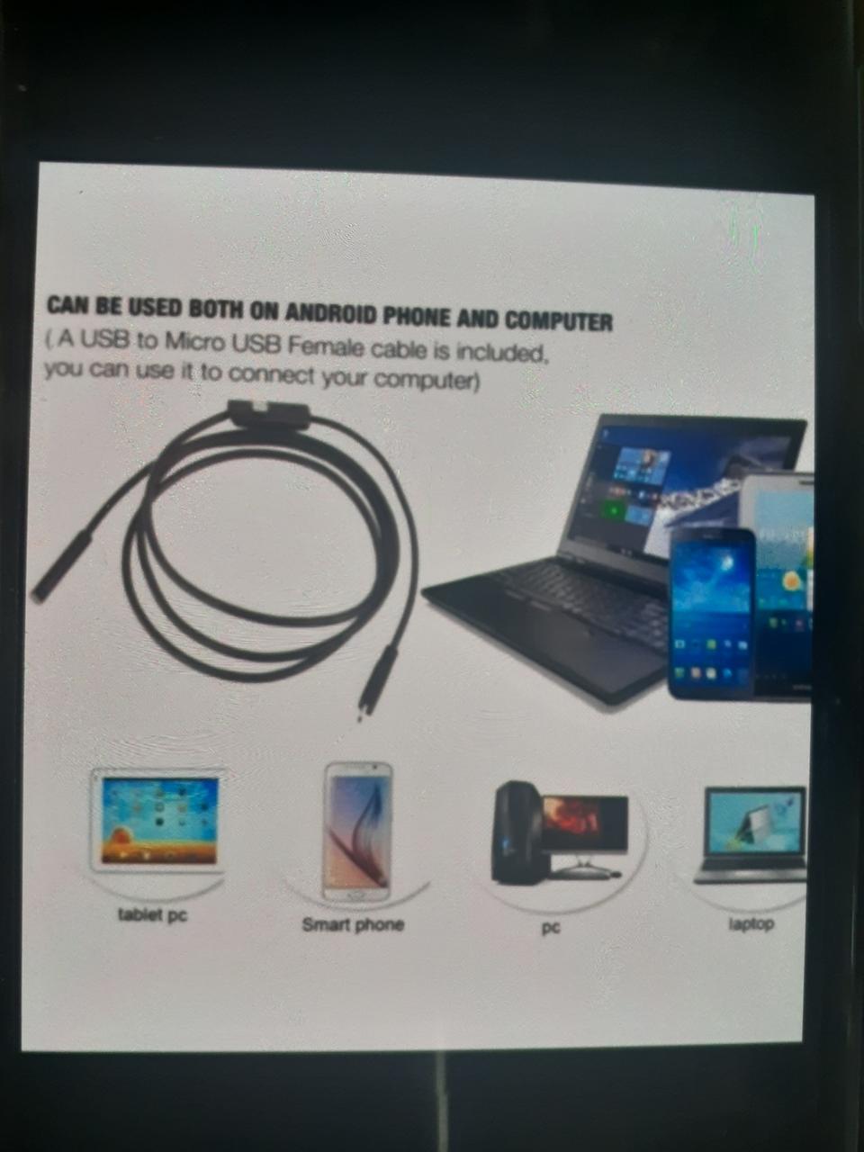 아이폰 갤럭시 스마트폰 호환 내시경 카메라 정밀작업