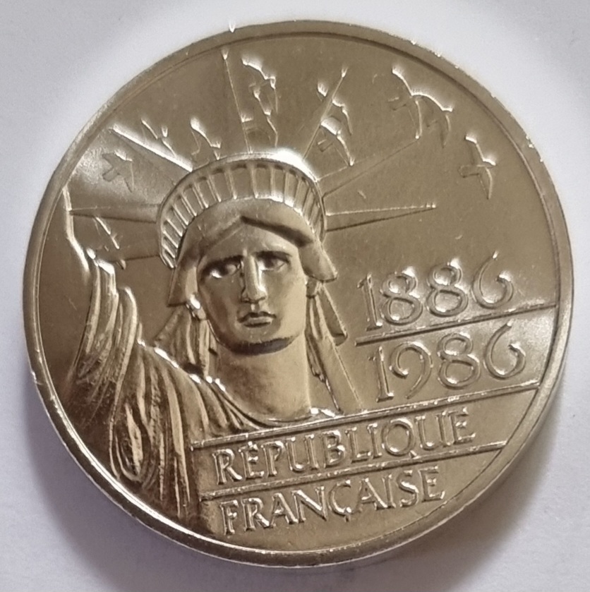 자유 여신상 기념 미사용 은화