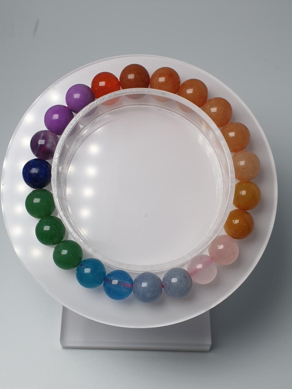 귀한 천연 고퀄 빙종 여러가지원석 팔찌